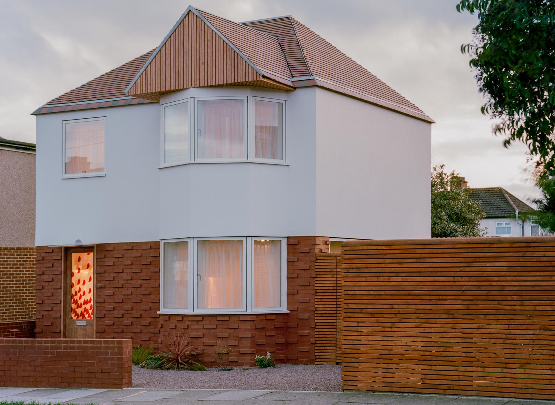 Wadhal Architects project with Staffs red bricks and Dreadnought Tiles Lorenzo Zandri